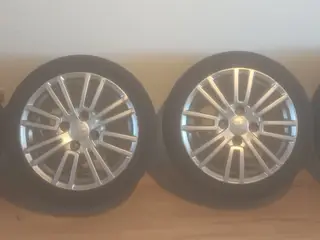  4 Styk Alu Hjul fra Mitsubishi Colt Z30 5g 1,3 
