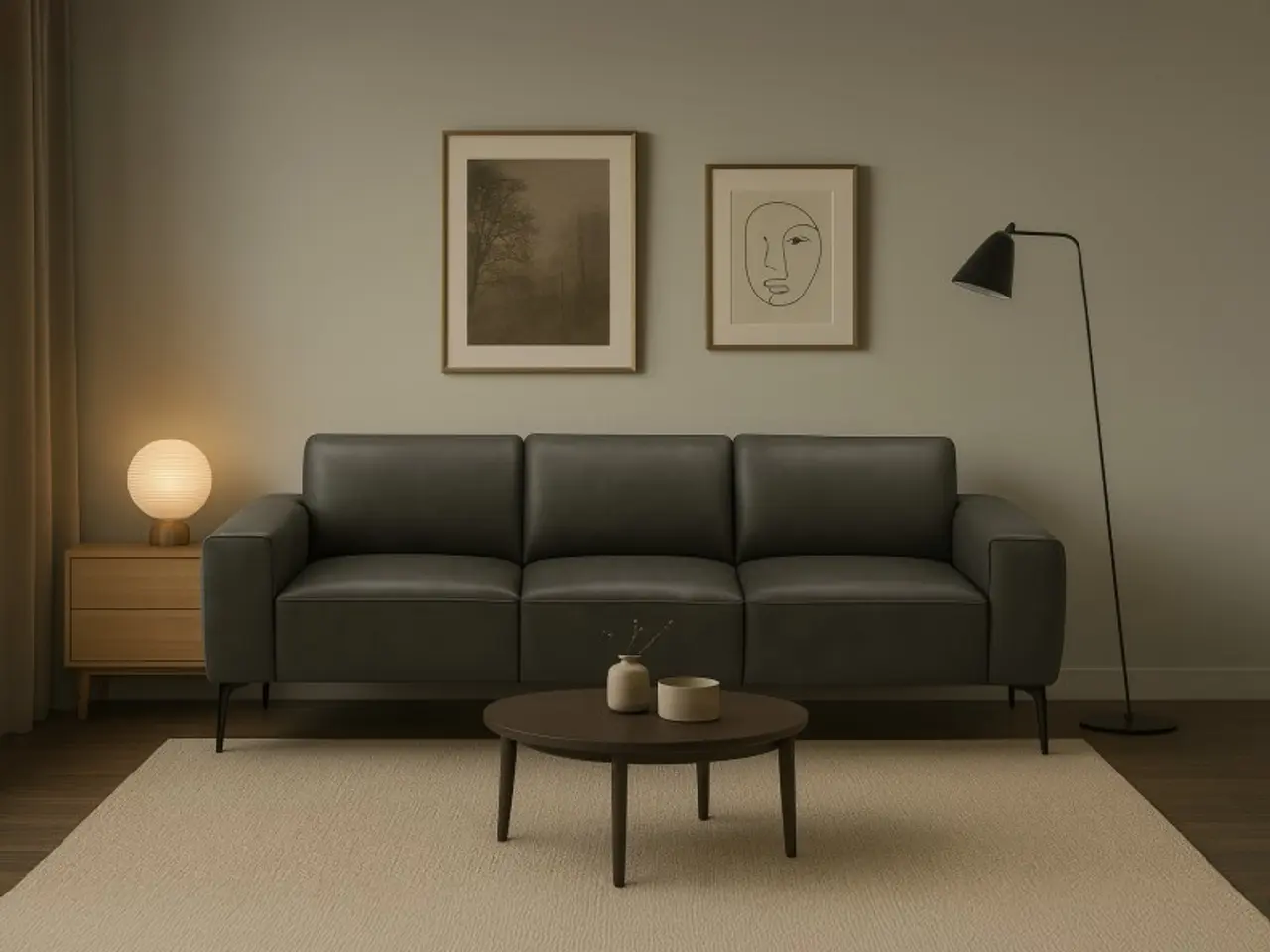 Billede 3 - Hjort Knudsen Assens Lædersofa