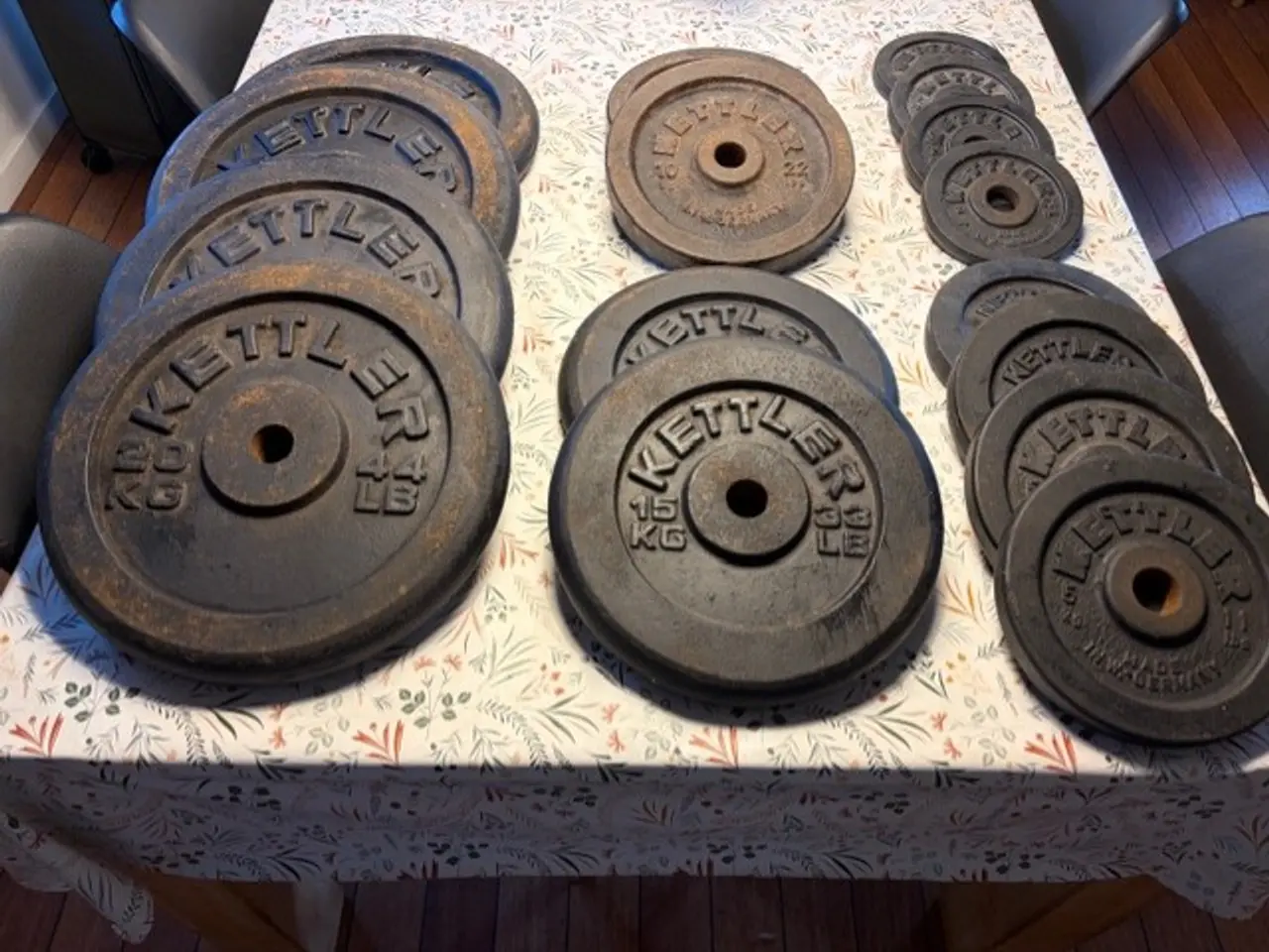Billede 1 - Kettler vægtskiver 158kg