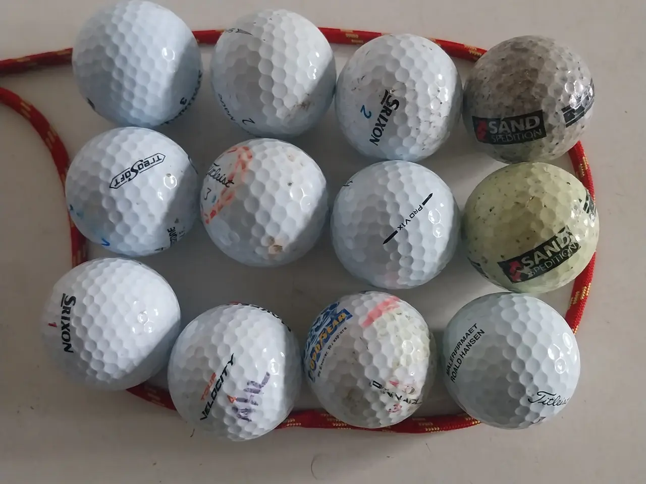 Billede 1 - 12 stk golfbolde