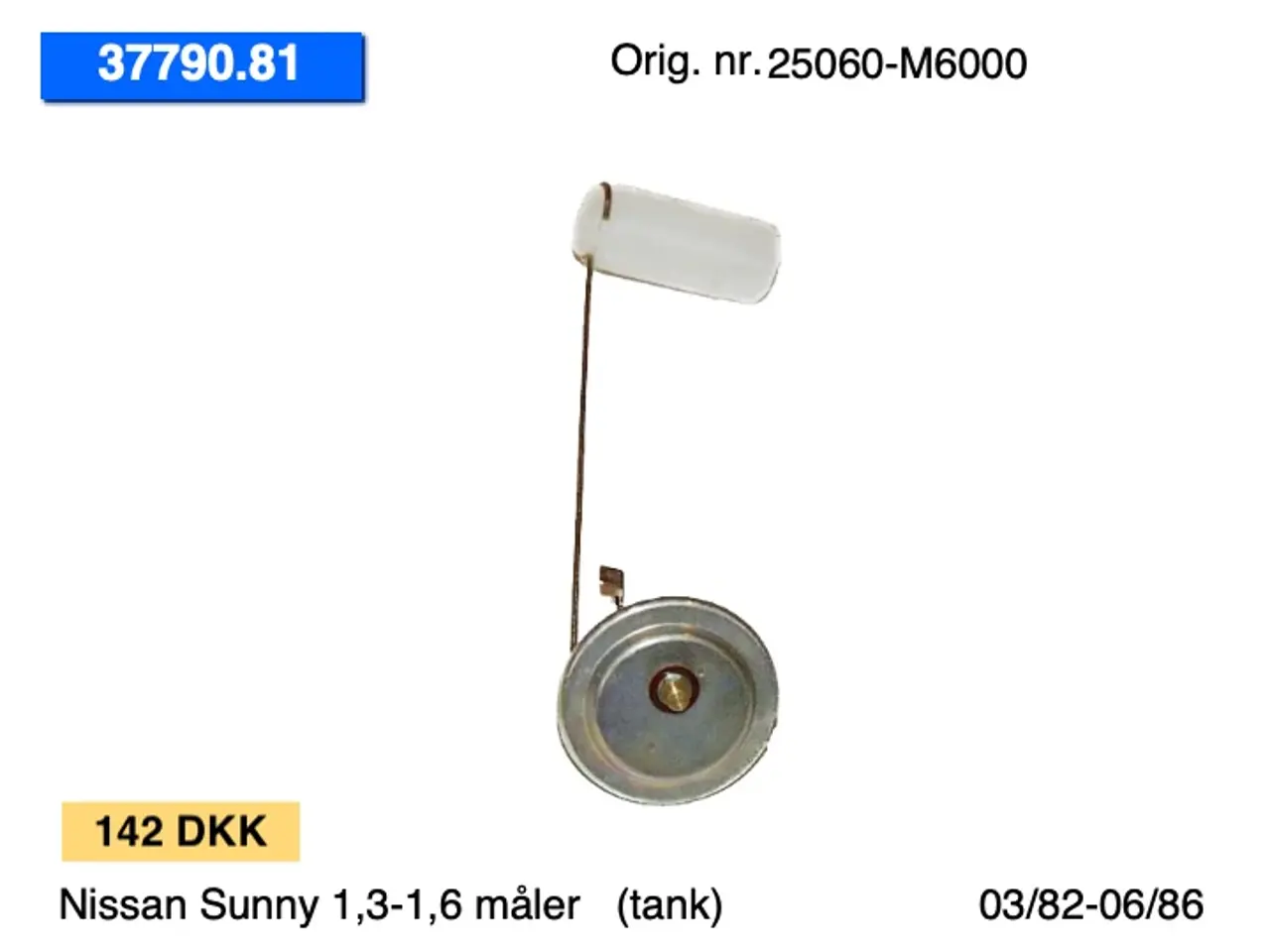 Billede 3 - Nissan Cherry-Sunny tanke