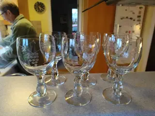 6 vin glas