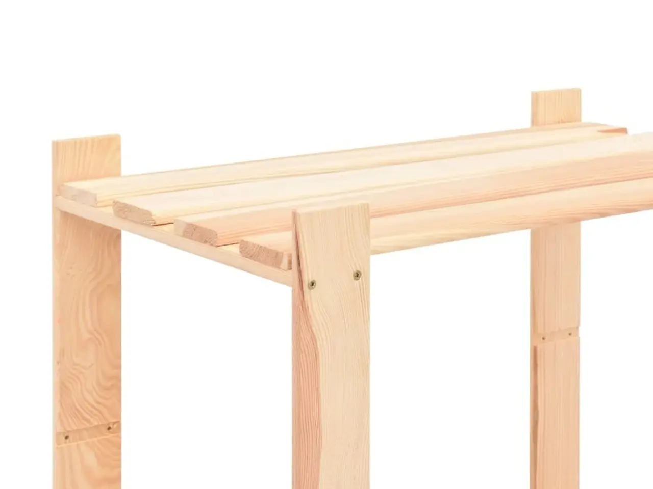 Billede 5 - Reol i 5 niveauer 80 x 38 x 170 cm massivt fyrretræ 250 kg