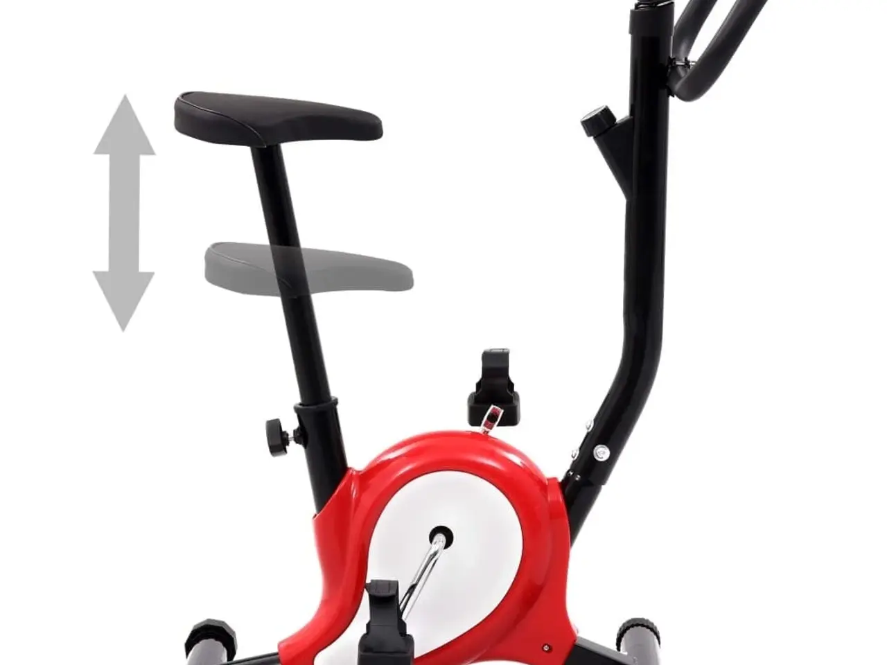 Billede 2 - Motionscykel med båndmodstand - rød/hvid