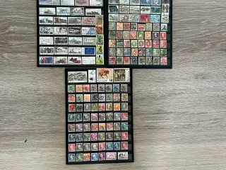 830 stk Danske frim.,4-blok,arkrester, sam.tryk