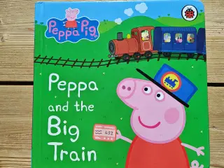 Engelsk Gurli Gris - Peppa and the big train BOG