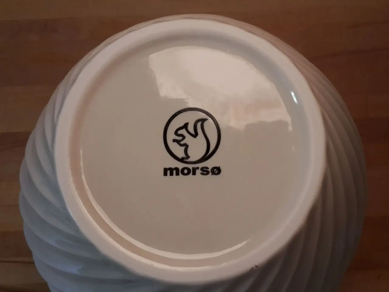 Billede 2 - MORSØ RIVER vase hvid 26 cm