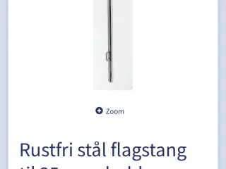 Flagstang til båd