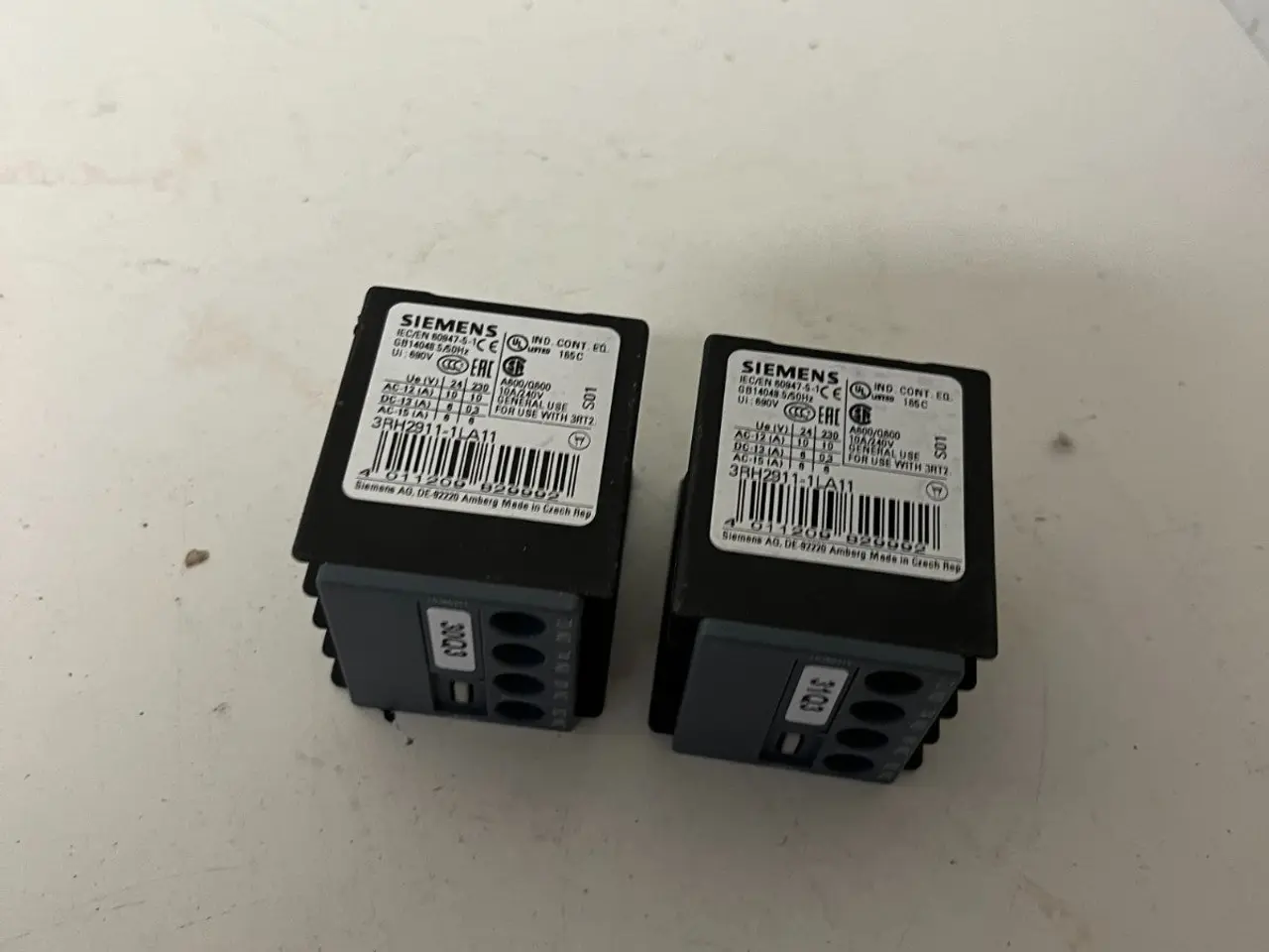 Billede 7 - parti 2 Siemens 3RH2911-1LA11 Auxiliary Contact