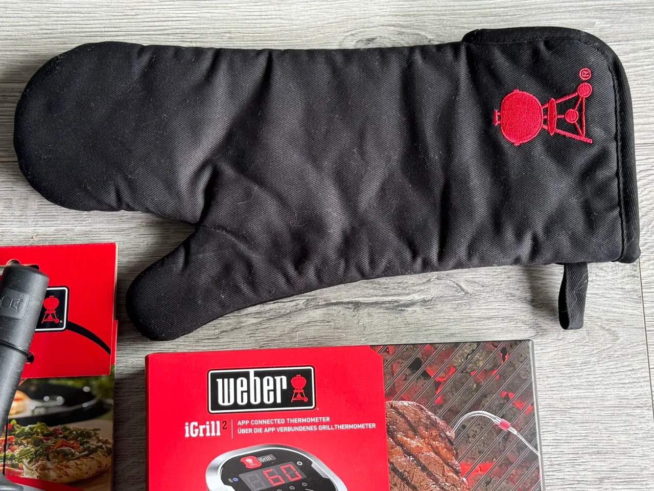 Billede 3 - Weber iGrill 2 termometer + pizzaskærer & hanske