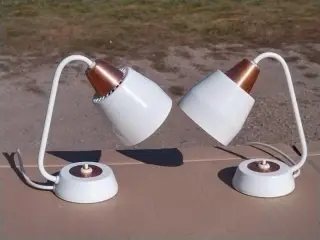 Flotte retro design bordlamper fra Tjekkiet