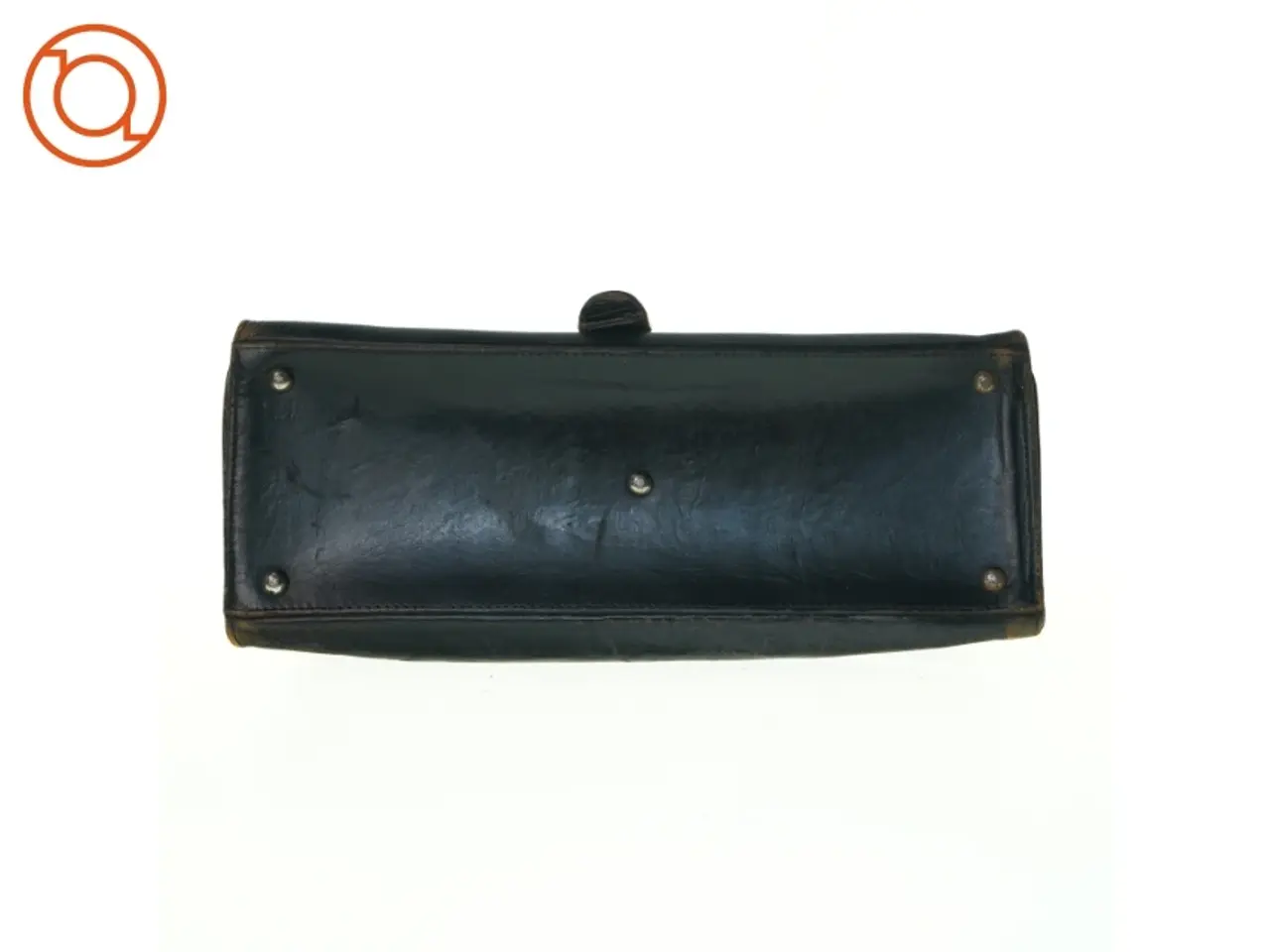 Billede 6 - Vintage Retro Kernelæder Taske (str. 37 x 14 x 27 cm)