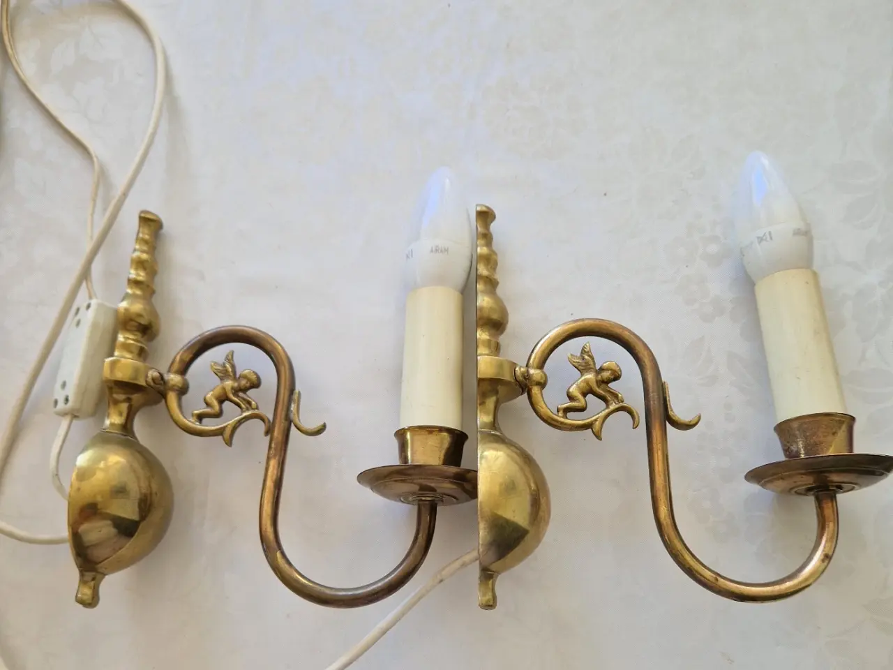 Billede 5 - Dansk vintage lampe sæt frs 50erne