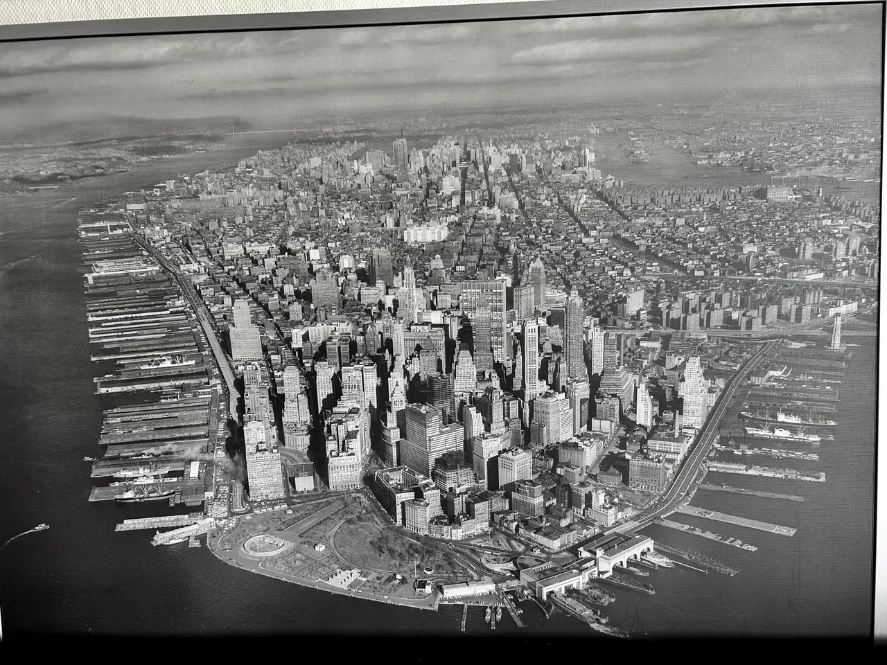 Billede 2 - NEW YORK stort billede med ramme sort/hvid
