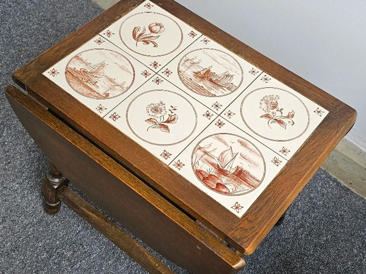 Billede 2 - Vintage teakbord klapbord