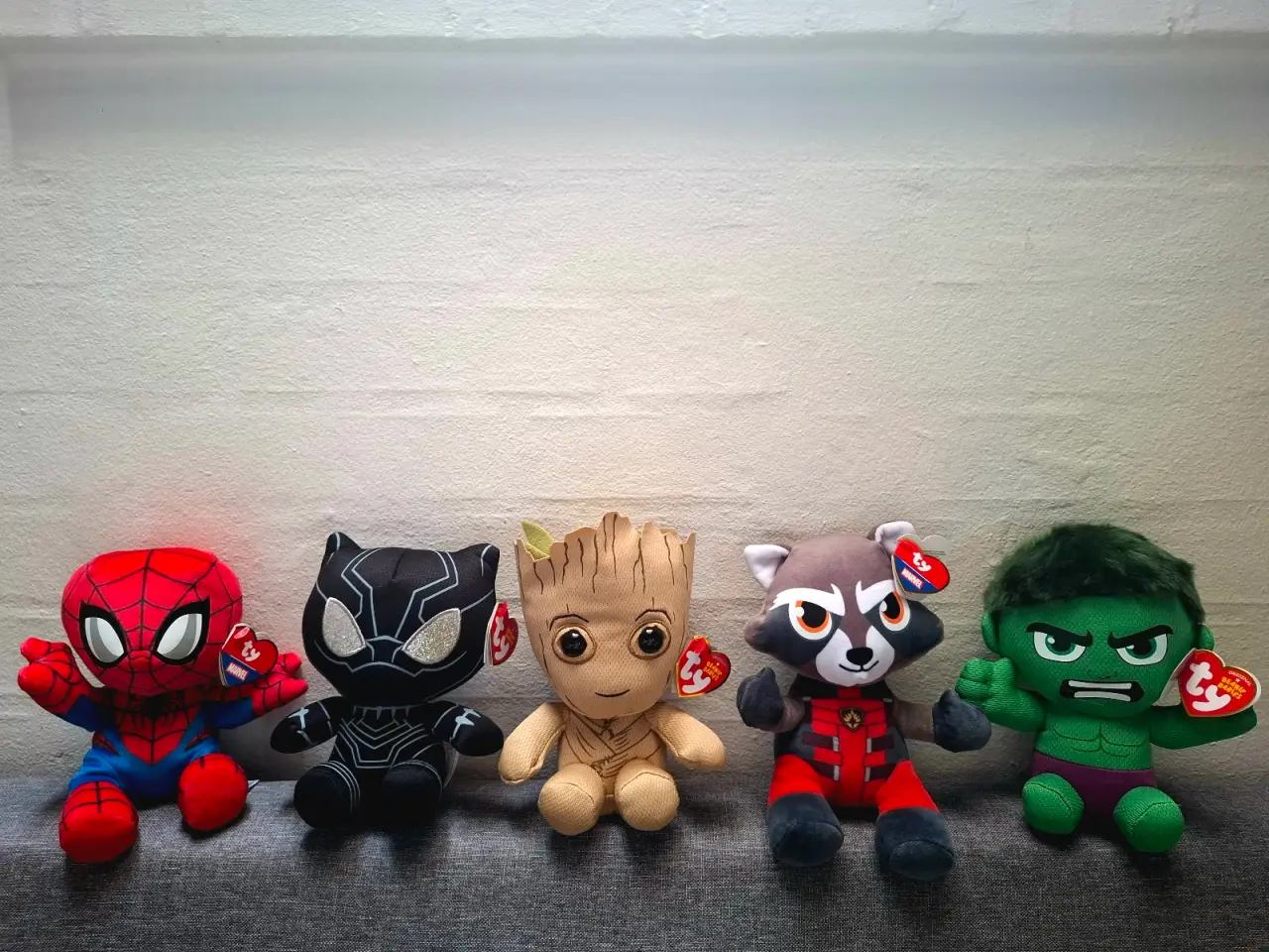 Billede 1 - Ty Marvel, Spider-Man, Hulk, Black Panther, Groot