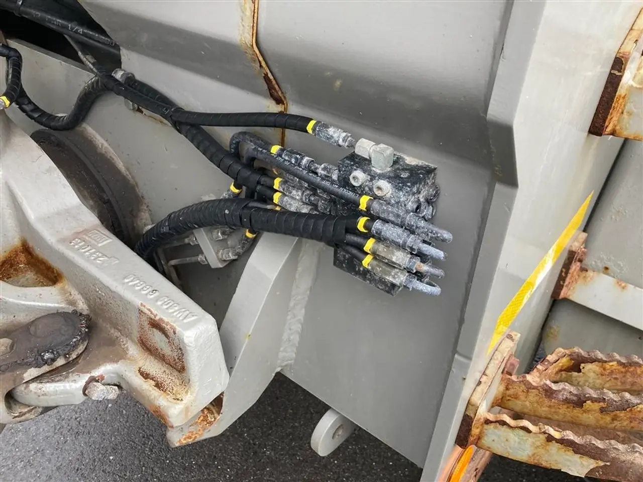 Billede 5 - Atlas 105E Weycor Hutigkobling på hydraulikudtag Centralsmøring