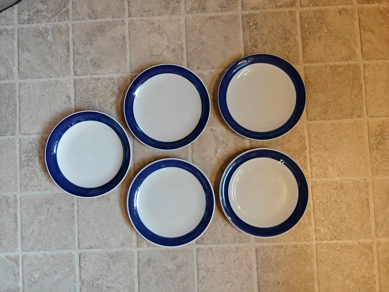 Billede 2 - Blå Koka middagstallerkener diameter 24,5 cm