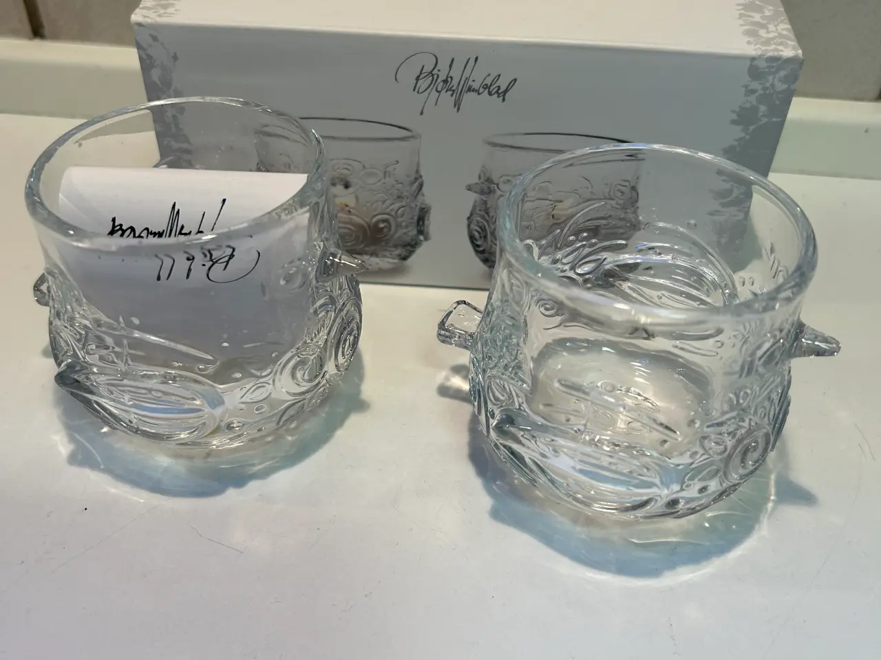 Billede 3 - Ny glas lysestager