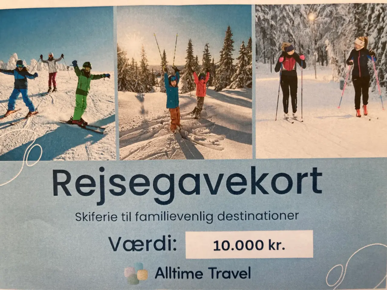 Billede 1 - Gavekort skiferie Alltime Travel
