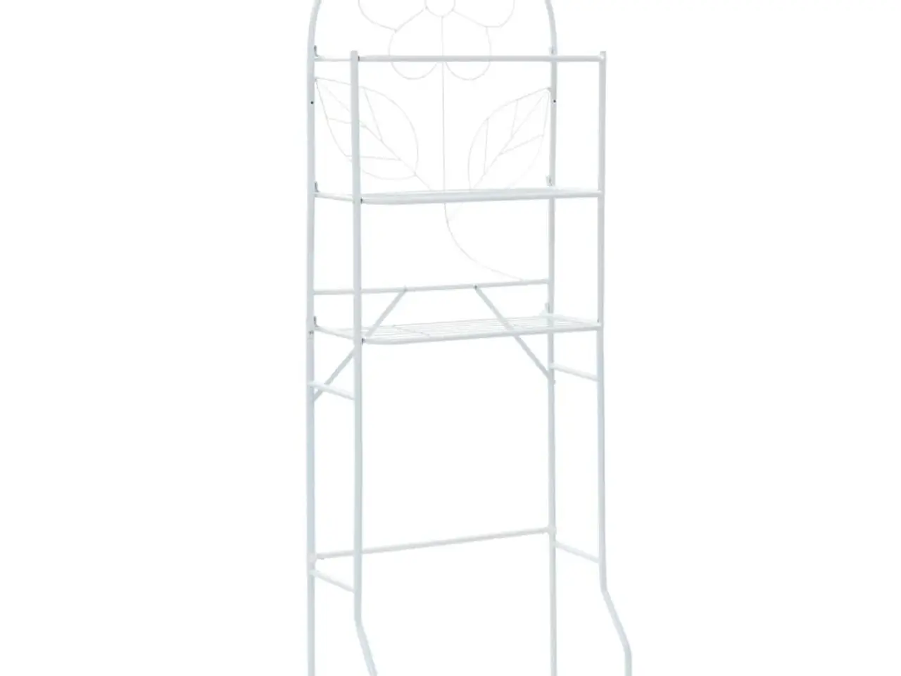 Billede 1 - Toiletstativ i stål 60 x 33 x 174 cm - hvid