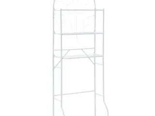 Badeværelsesstativ 60x33x174 cm hvid