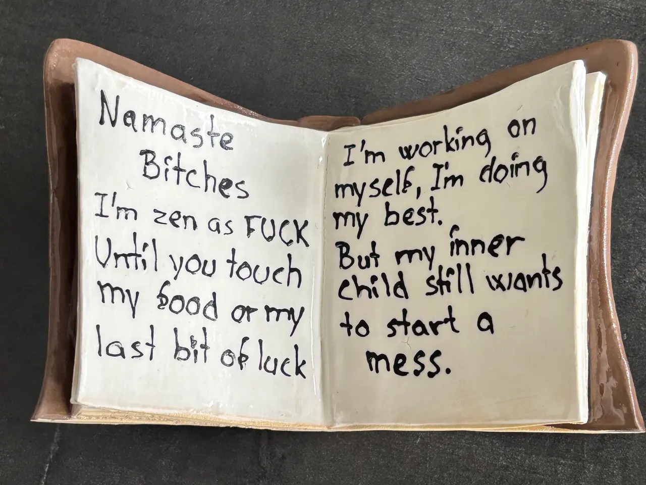 Billede 9 - Bog i keramik - Namaste Bitches