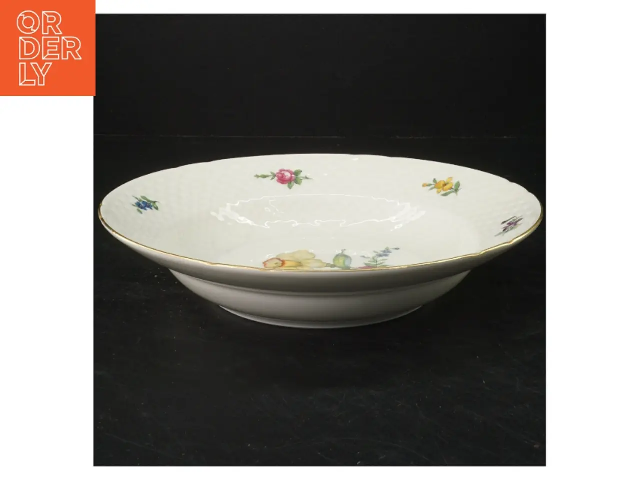 Billede 2 - B&G Saksisk blomst dyb tallerken (str. 24 cm)