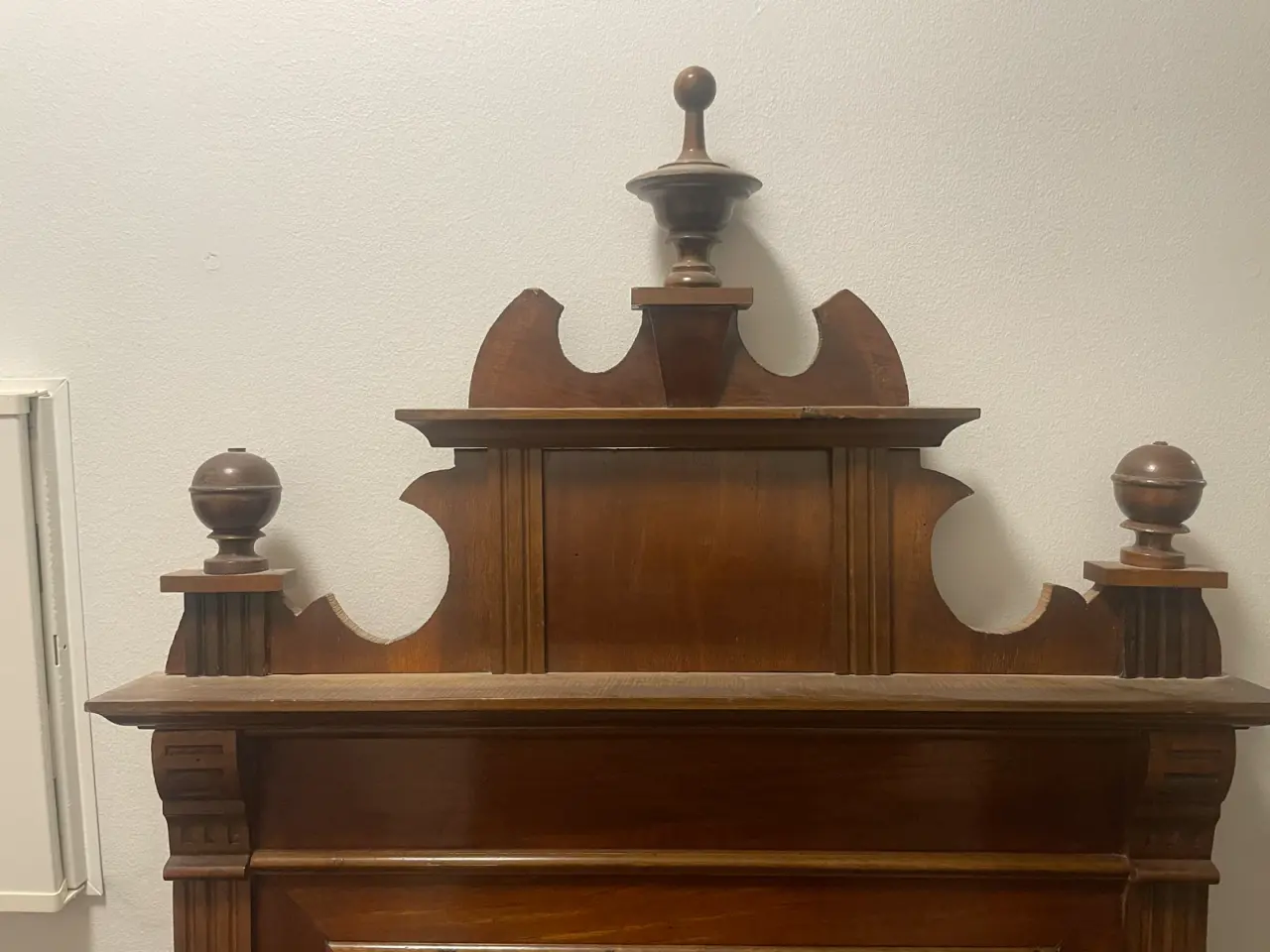 Billede 4 - Spejl i mahogni – 1800-tallet, 180 × 67 cm