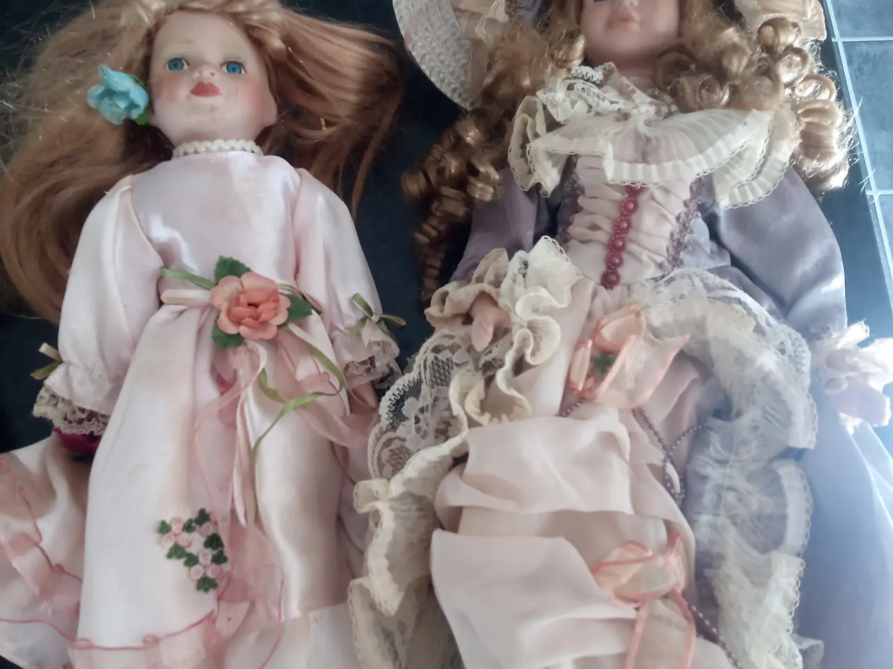 Billede 1 - Unikke porcelæn dukker