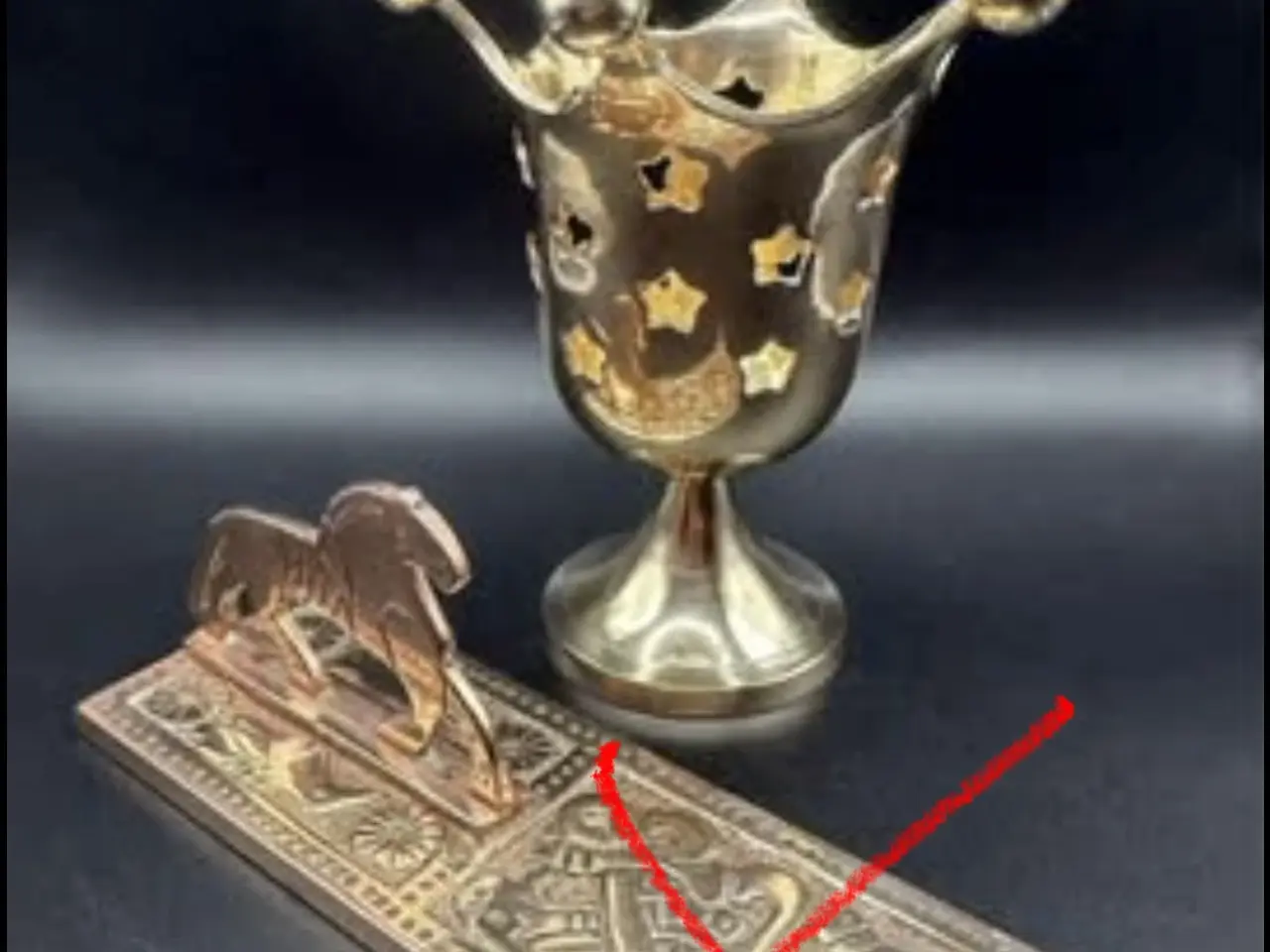 Billede 11 - Vintage genstande af messing/ bronze sælges