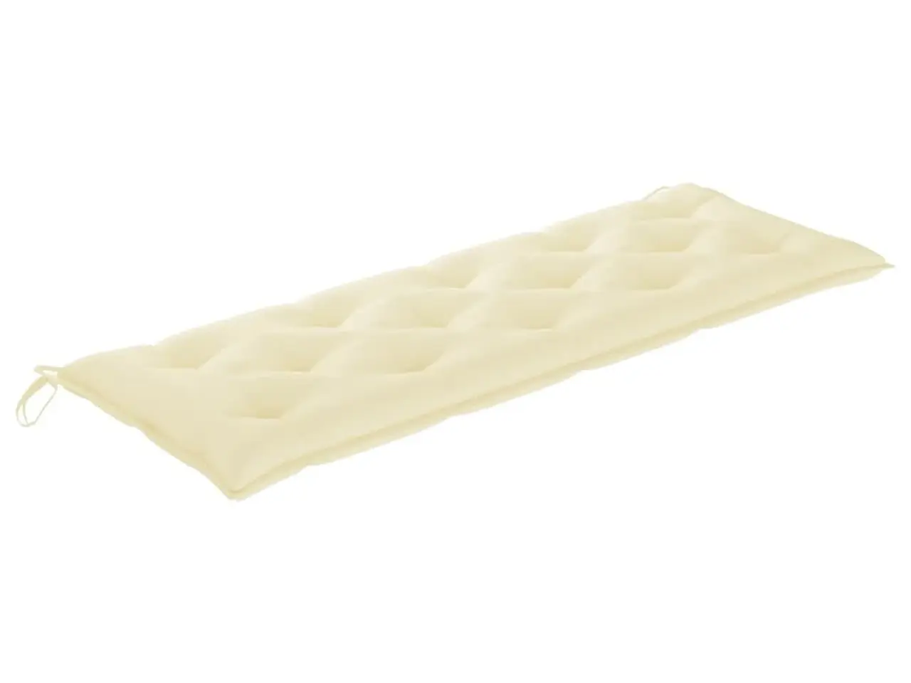Billede 2 - Hynde til havebænk 150x50x7 cm oxfordstof cremehvid