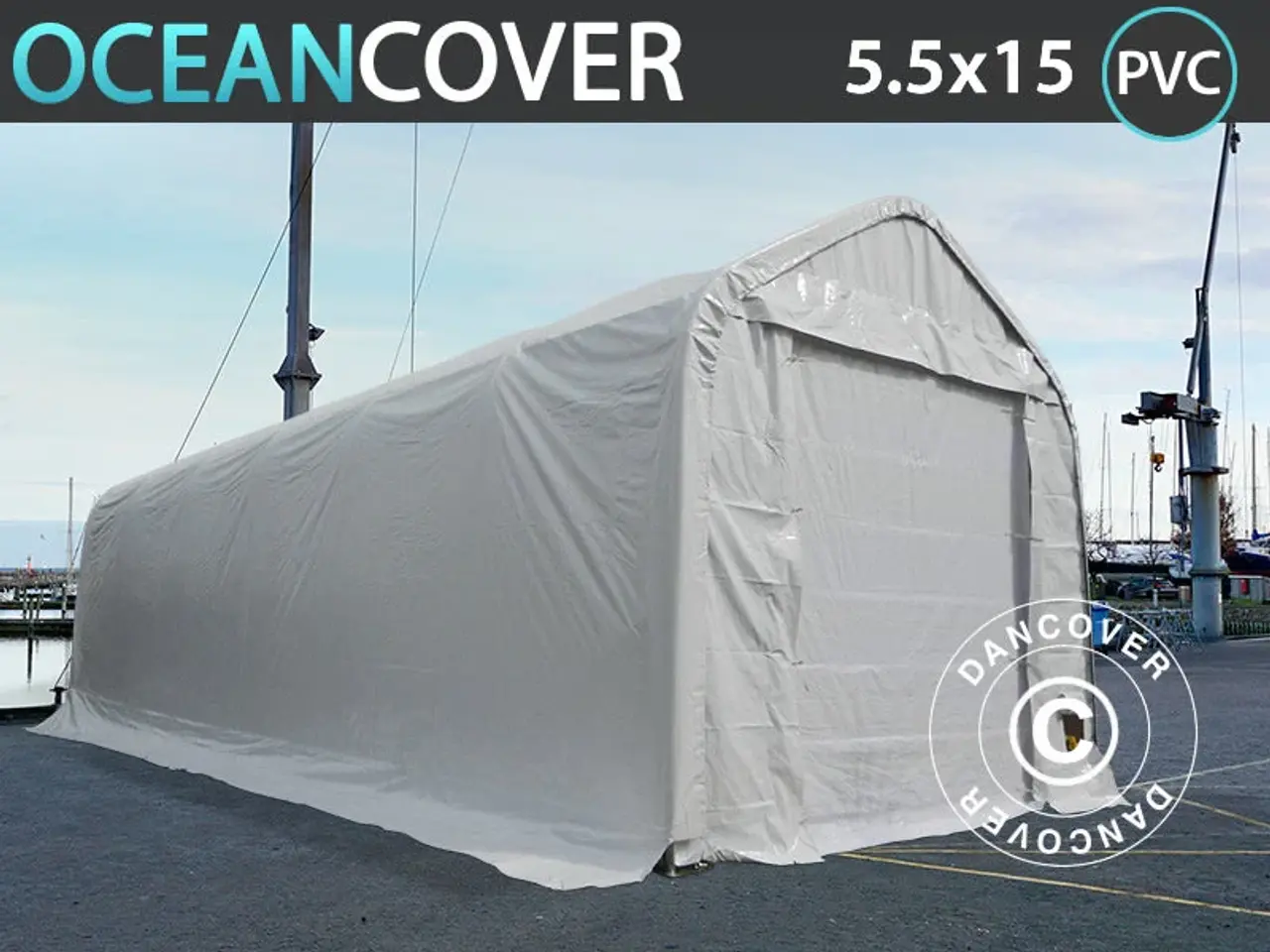 Billede 1 - Telthal Oceancover med port og hejs