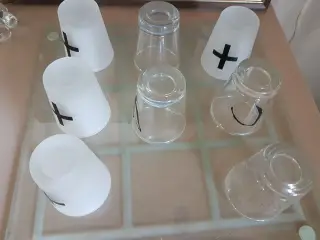Kryds & bolle shotspil / drikkespil