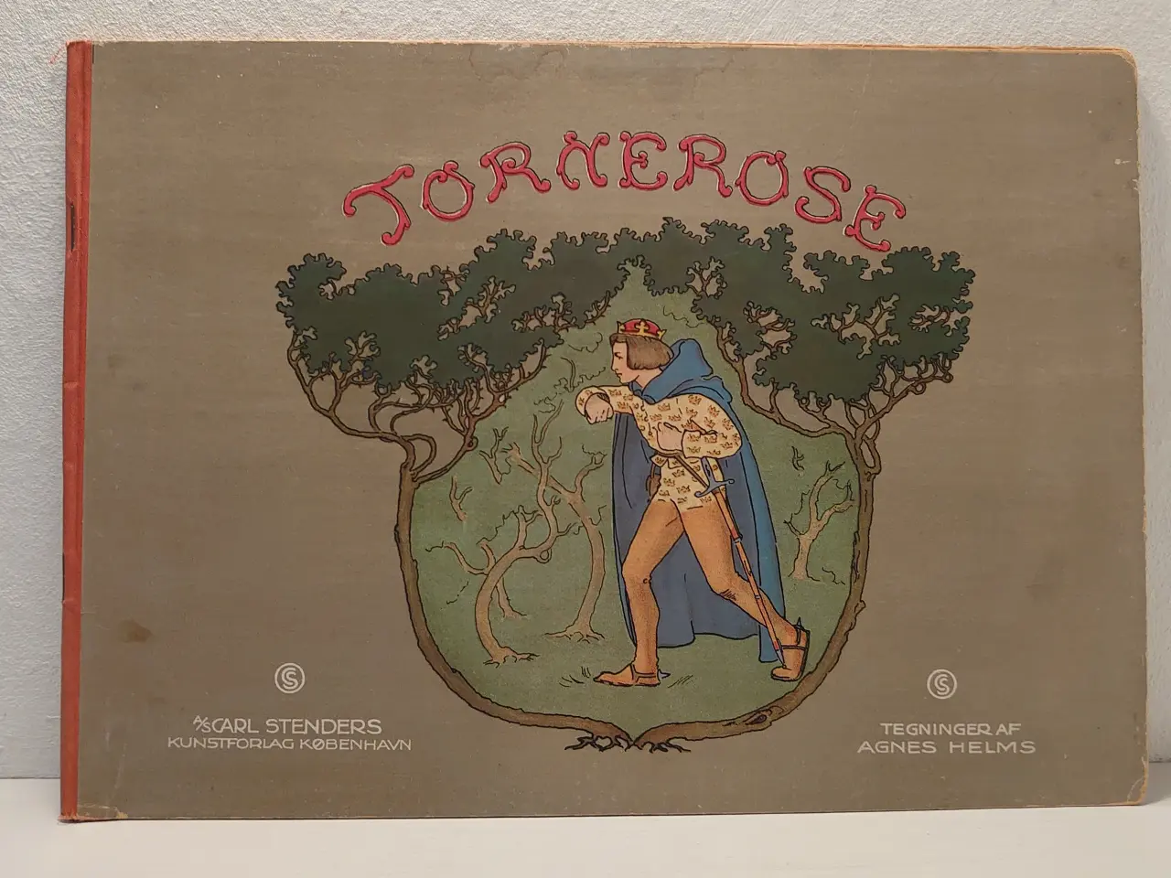 Billede 1 - Brdr. Grimm: Tornerose.ill. Agnes Helms. År1918.
