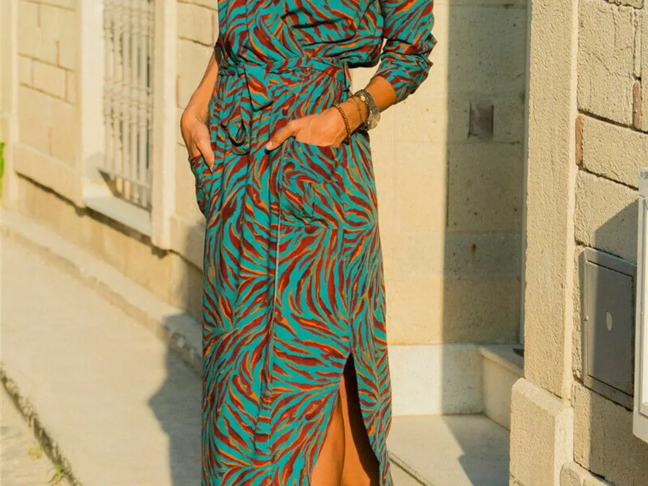 Billede 1 - Kjole- Maxi Dress-BOHO (stor: Medium-38/40)- M/L.