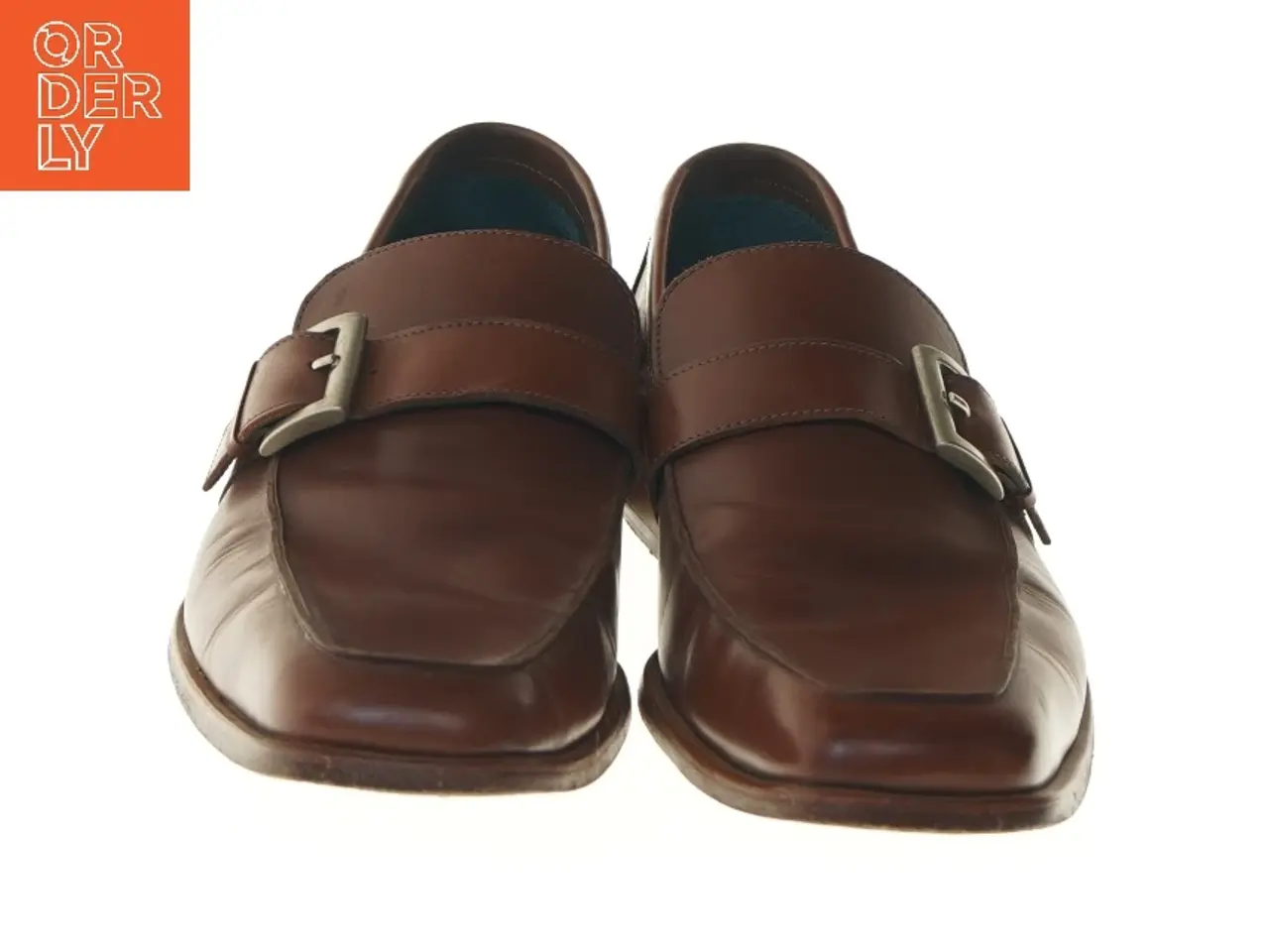 Billede 3 - Brune loafers med spænde fra Lottusse (str. 40-41 )