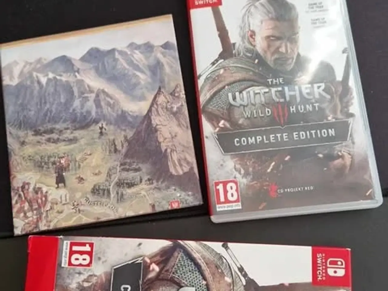 Billede 2 - Nintendo switch +The Witcher 3, sd kort, bæretaske