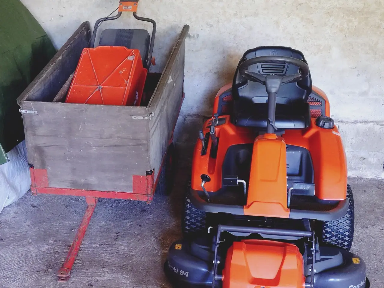 Billede 1 - Husqvarna frontklipper R213c, 94 combi