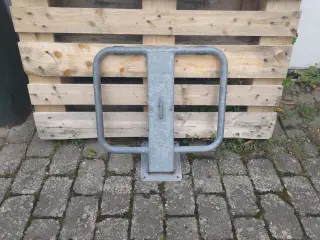 Galvaniseret parkeringsbom - solid model