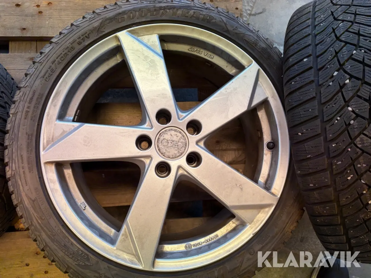 Billede 12 - Alufælge med vinterdæk Goodyear Ultra grip Audi TT - 4 styk