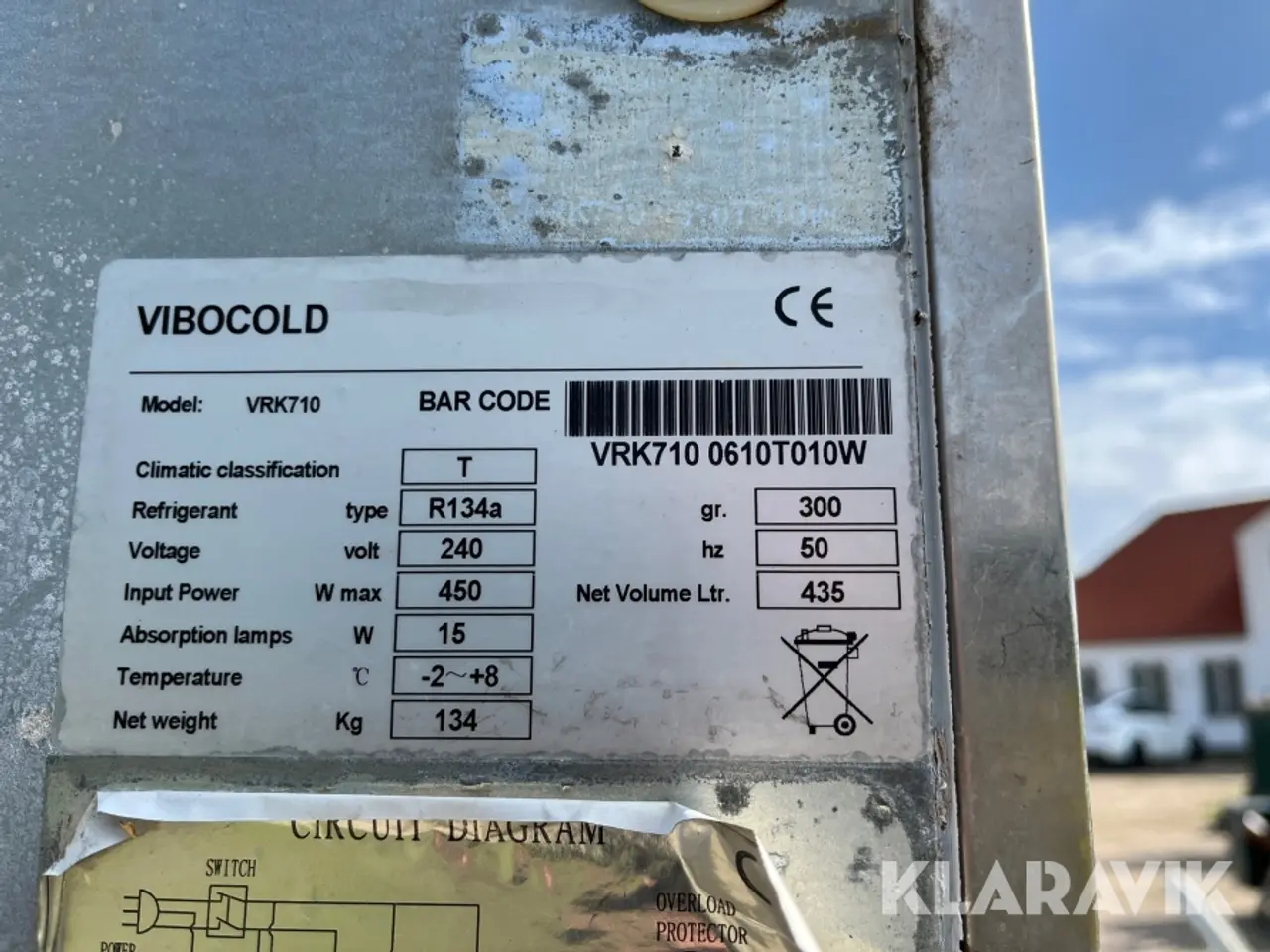 Billede 5 - Køleskab Vibocold VRK710
