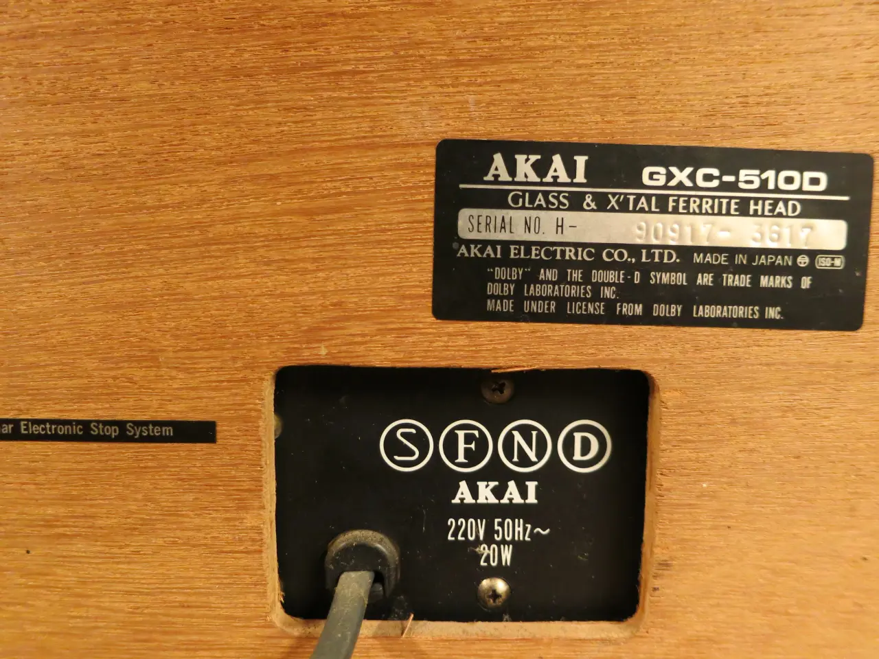 Billede 5 - VINTAGE AKAI GXC-510 KASSETTE-BÅNDOPTAGER