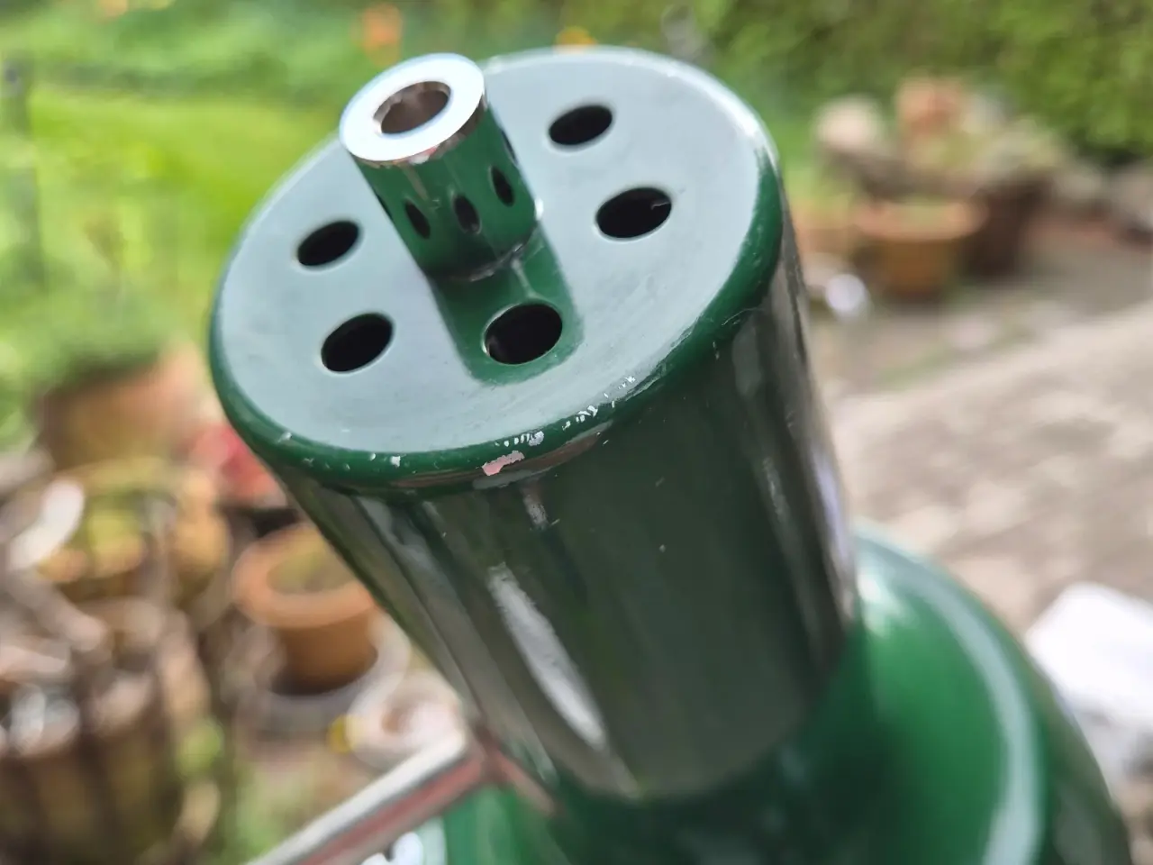 Billede 7 - Gulvlampe med to grønne spot
