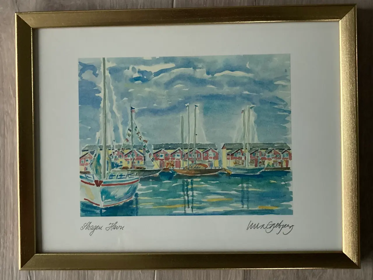 Billede 4 - 4 Skagen “akvareller”
