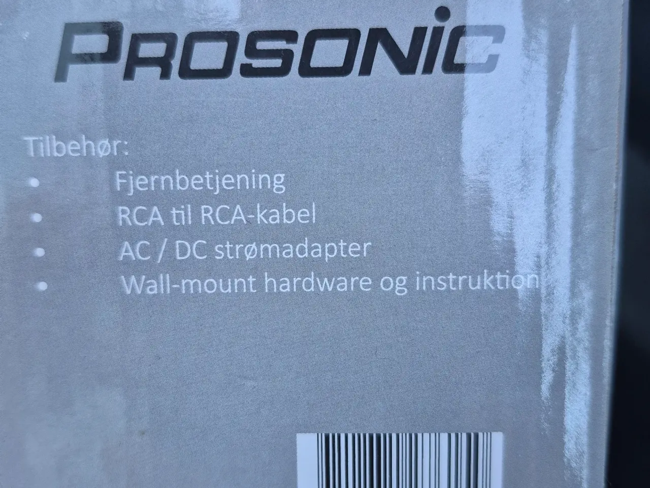 Billede 9 - Prosonic Soundbar med Bluetooth, Model: SB-12