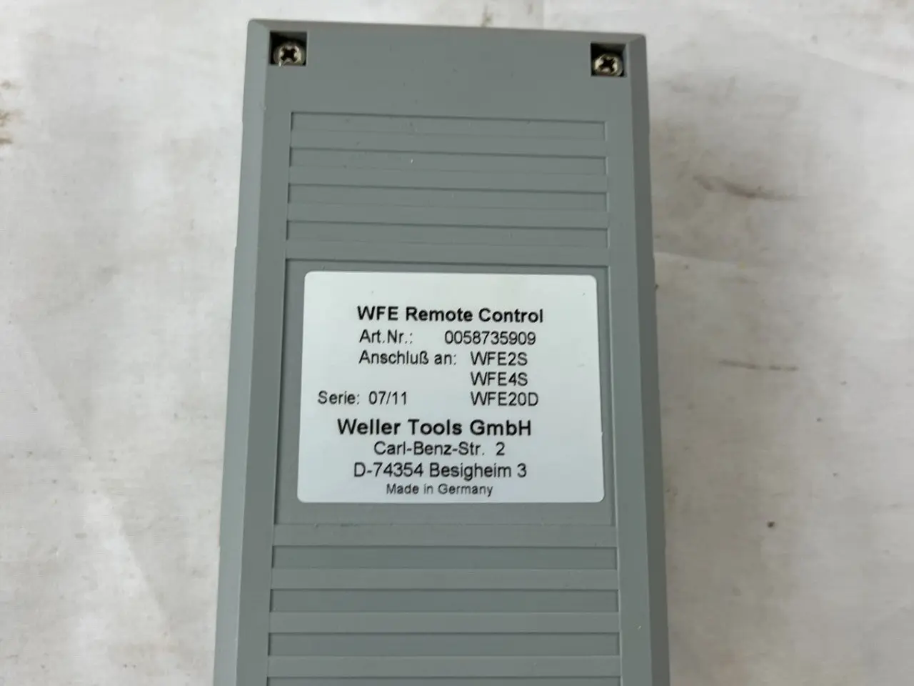 Billede 7 - Weller WFE Remote Control 0058735909 for WFE 2S 4S