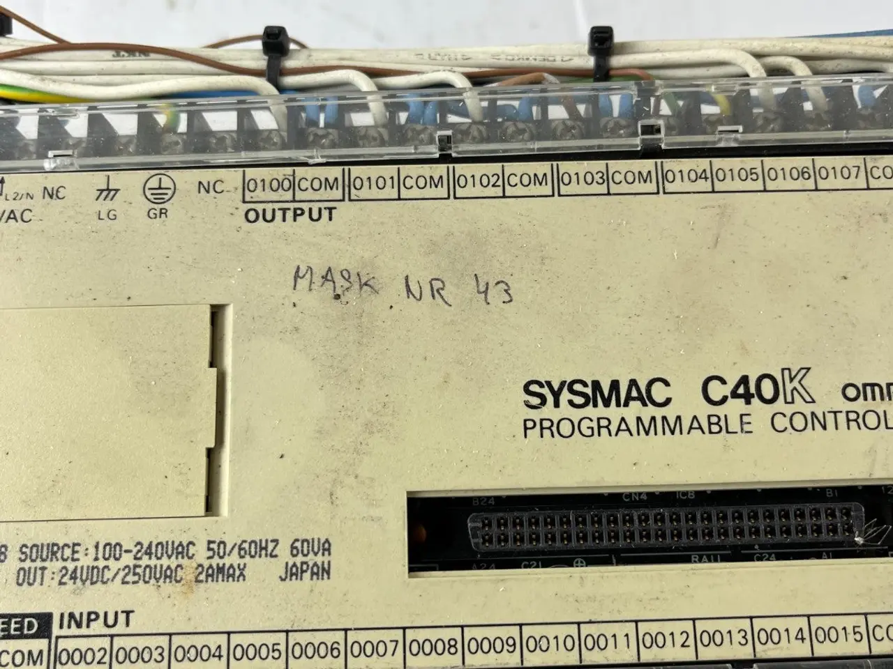 Billede 4 - Omron Sysmac C40K C40K-CDR-A PLC-styring 24VDC I/O