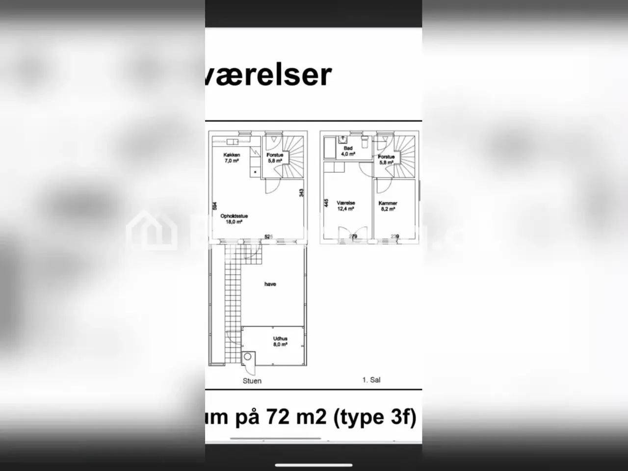 Billede 2 - 3 værelses rækkehus