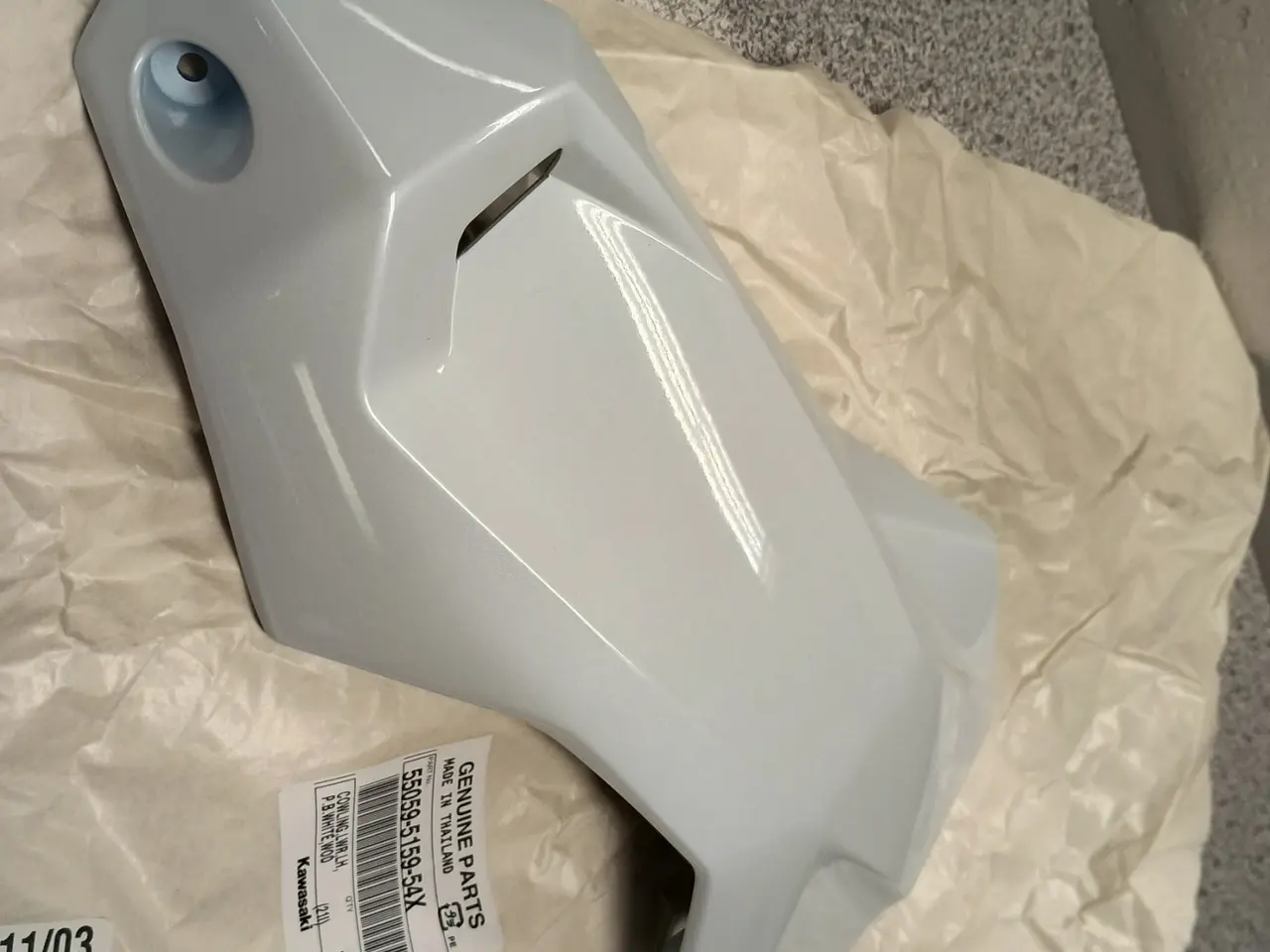 Billede 3 - COWLING,LWR,LH,P.B.WHITE Kwasaki Z900